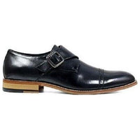 Mens Shoes Stacy Adams Desmond Monk Strap Black Leather 25162 - 001 - J.Valintin Men's Wear Legend - 25162_001_7_M