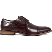 Men's Shoes Stacy Adams Dickinson Oxford Burgundy Leather 25066 - 601 - J.Valintin Men's Wear Legend - 25066_601_7M