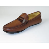 Men's Shoes Steve Madden Slip On Driving style Casual Soft Leather Tatem Bronze - J.Valintin Men's Wear Legend - 99695