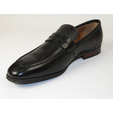 Men's Shoes Steve Madden Soft Leather upper Slip On Penny Acheron Black - J.Valintin Men's Wear Legend - 99739