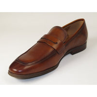 Men's Shoes Steve Madden Soft Leather upper Slip On Penny Acheron Brandy - J.Valintin Men's Wear Legend - 99730