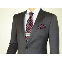 Men's Soft Wool Cashmere Single Breasted Suit Giorgio Cosani 900 Dark Gray - J.Valintin Men's Wear Legend - 16681