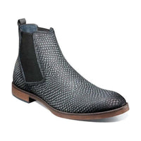 Men's Stacy Adams Kayden Plain Toe Chelsea Boot Dressy Navy 25546 - 410 - J.Valintin Men's Wear Legend - 25546 - 410_7