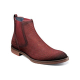 Men's Stacy Adams Kayden Plain Toe Chelsea Boot Dressy Red 25546 - 600 - J.Valintin Men's Wear Legend - 25546 - 600_7