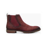 Men's Stacy Adams Kayden Plain Toe Chelsea Boot Dressy Red 25546 - 600 - J.Valintin Men's Wear Legend - 25546 - 600_7