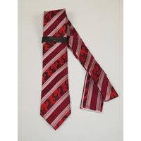 Mens Steven Land 100% Woven Silk Big Knot Tie and Hankie Set BW2426 - 05 Red - J.Valintin Men's Wear Legend - BW2426 - 05