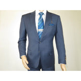 Men's Suit by Giorgio Cosani Textured Wool/Cashmere Blend 901 - 19 Blue 52 Long - J.Valintin Men's Wear Legend - 29367