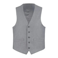 Men's Suit Separate Vest V - neck Adjustable Strap 5Button 2Pockets 202 - 2 Lt Gray - J.Valintin Men's Wear Legend - 202 - 2 - Lt Gray Vest - 36