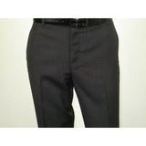 Men's Suit Wool Cashmere Georgio Cosani Two Buttons 910 - 04 Gray Pinstripe - J.Valintin Men's Wear Legend - 16767