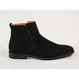 Men's TAYNO Chelsea Chukka Soft Micro Suede Zip up Boot Coupe S Black - J.Valintin Men's Wear Legend - Coupe S - Black - 9