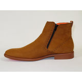 Men's TAYNO Chelsea Chukka Soft Micro Suede Zip up Boot Coupe S Camel - J.Valintin Men's Wear Legend - Coupe S - Camel - 9