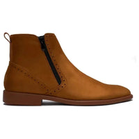 Men's TAYNO Chelsea Chukka Soft Micro Suede Zip up Boot Coupe S Camel - J.Valintin Men's Wear Legend - Coupe S - Camel - 9