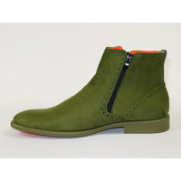 Men's TAYNO Chelsea Chukka Soft Micro Suede Zip up Boot Coupe S Lime - J.Valintin Men's Wear Legend - Coupe S - Lime - 9