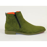 Men's TAYNO Chelsea Chukka Soft Micro Suede Zip up Boot Coupe S Lime - J.Valintin Men's Wear Legend - Coupe S - Lime - 9