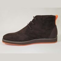 Mens Tayno Modern Chukka Boot Micro Suede Soft Comfortable Cushion Troupe Brown - J.Valintin Men's Wear Legend - 99513