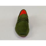 Men's TAYNO Shoes Soft Micro Suede Slip - on Loafer THE CAPRIO S Green - J.Valintin Men's Wear Legend - Caprio S - Green - 9