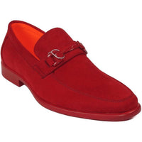 Men's TAYNO Shoes Soft Micro Suede Slip - on Loafer THE CAPRIO S Red - J.Valintin Men's Wear Legend - Caprio S - Red - 9