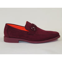 Men's TAYNO Shoes Soft Micro Suede Slip - on Loafer THE CAPRIO S Wine - J.Valintin Men's Wear Legend - Caprio S - Wine - 9