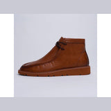 Men's TAYNO Wallabee Chukka Boots Mojave Smooth Leather Light Weight Cognac - J.Valintin Men's Wear Legend - 99512