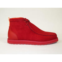 Men's TAYNO Wallabee Style Chukka Boots Soft Micro Suede MOJAVE S Red - J.Valintin Men's Wear Legend - Mojave S - Red - 9