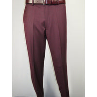 Mens Three Piece Suit Vested VITALI Soft Fabric With Sheen M3090 Burgundy 3Piece - J.Valintin Men's Wear Legend - 93633