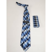 Men's Tie and Hankie Set Soft Microfiber Silky Vito Rofolo by J.Valintin VTR - 17 - J.Valintin Men's Wear Legend - VTR - 17