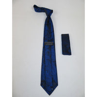 Men's Tie and Hankie Set Soft Microfiber Silky Vito Rofolo by J.Valintin VTR - 26 - J.Valintin Men's Wear Legend - VTR - 26