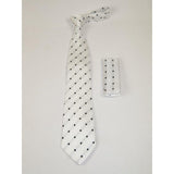 Men's Tie and Hankie Set Soft Microfiber Silky Vito Rofolo by J.Valintin VTR - 51 - J.Valintin Men's Wear Legend - VTR - 51