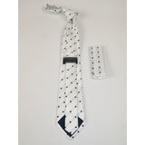 Men's Tie and Hankie Set Soft Microfiber Silky Vito Rofolo by J.Valintin VTR - 51 - J.Valintin Men's Wear Legend - VTR - 51