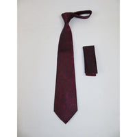 Men's Tie and Hankie Set Soft Microfiber Silky Vito Rofolo by J.Valintin VTR - 58 - J.Valintin Men's Wear Legend - VTR - 58