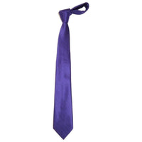 Mens Tie ZENIO By Stacy Adams Slim Narrow Twill Woven Soft Silky Z15 Purple - J.Valintin Men's Wear Legend - 24769