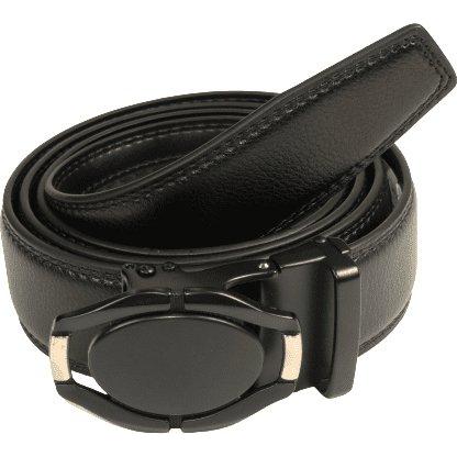 Mens VALENTINI Leather Belt Automatic Adjustable Removable Buckle RT008 Black - J.Valintin Men's Wear Legend - 92187