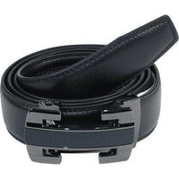 Mens VALENTINI Leather Belt Automatic Adjustable Removable Buckle RT009 Black - J.Valintin Men's Wear Legend - 92674