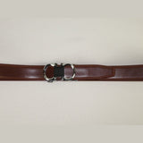 Mens VALENTINI Leather Belt Automatic Adjustable Removable Buckle V506S Cognac - J.Valintin Men's Wear Legend - 18896