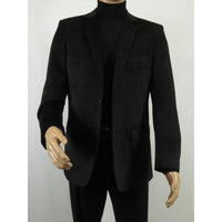 Men's Velvet Sports Coat Grammy Amy Award By BASSIRI , LEONARDI J1042 Black - J.Valintin Men's Wear Legend - 92617