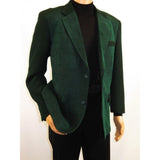 Men's Zacchi Sport Coat Patch Elbow Chenille Velveteen Bryan Green - J.Valintin Men's Wear Legend - Bryan - Green - M