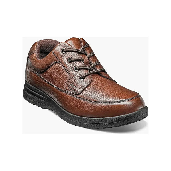 Nunn Bush Cam Moc Toe Oxford Work Shoes Cognac Tumbled 84694 - 222 - J.Valintin Men's Wear Legend - 84694 - 222 - 7 M