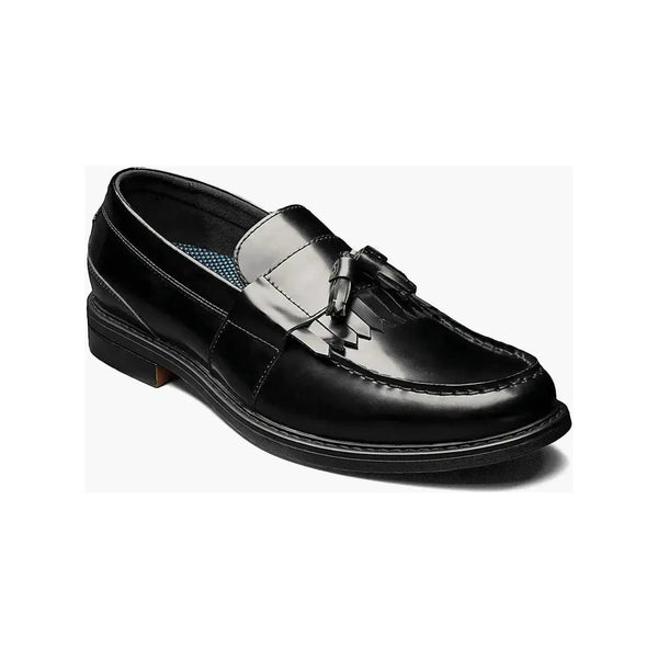 Nunn Bush Keaton Moc Toe Tassel Slip On Shoes Black Multi 84198 - 009 - J.Valintin Men's Wear Legend - 84198 - 009 - 7 M