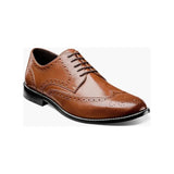 Nunn Bush Nelson Wingtip Oxford Dress Shoes Leather Cognac 84525 - 221 - J.Valintin Men's Wear Legend - 84525 - 221 - 7 M