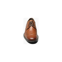 Nunn Bush Nelson Wingtip Oxford Dress Shoes Leather Cognac 84525 - 221 - J.Valintin Men's Wear Legend - 84525 - 221 - 7 M