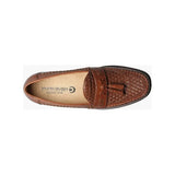 Nunn Bush Strafford Woven Tassel Loafer shoes Leather Cognac 84484 - 221 - J.Valintin Men's Wear Legend - 84484 - 221 - 7.5 M