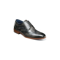 Stacy Adams Brayden Wingtip Oxford Shoes Smooth Leather Gray 25635 - 020 - J.Valintin Men's Wear Legend - 25635 - 020_7_M