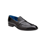 Belvedere Shoes Tornado Genuine Alligator Italian Calf Slip-on Black R74